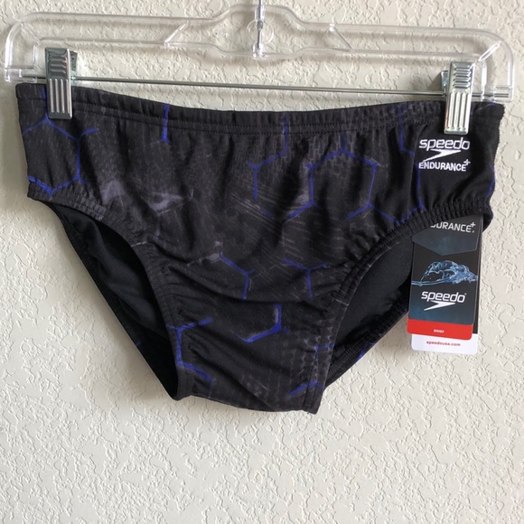 Speedo Swim Nwt Speedo Mens Endurance Swim Bottoms Trunks Blue Black Size 32 Poshmark